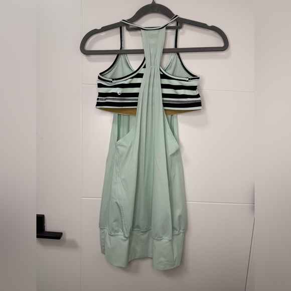 Lululemon no limits tank top in mint green and black - Picture 2 of 9